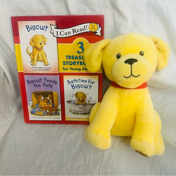 Kohls Cares Biscuit Dog Plush Stuffed Animal & I Can Read 3-in-1 Book Bundle Set - Picture 1 of 2